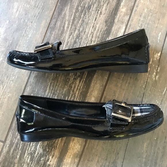 FRANCO Sarto plaid patent leather Shiloh flats size 7.5 - Picture 6 of 12